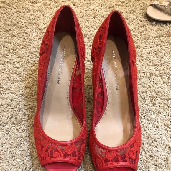 antonio melani red heels